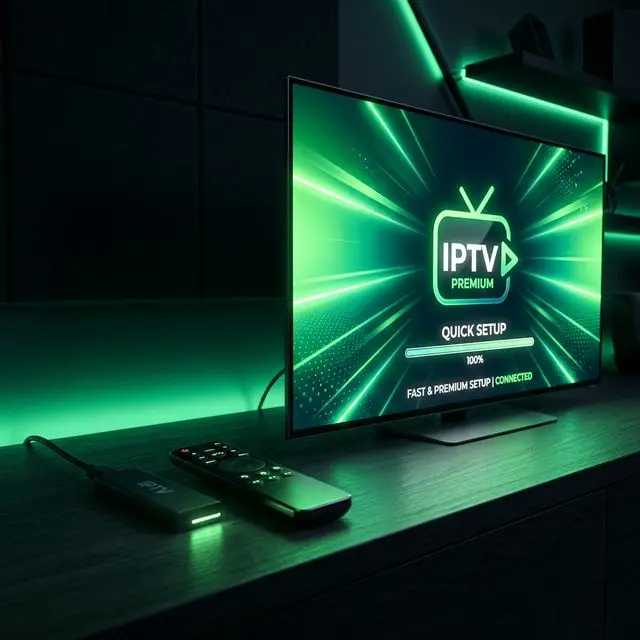 Amazon Fire TV Stick med IPTV-app